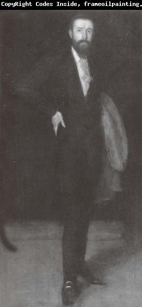James Abbott McNeil Whistler Arrangement in Schwarz Portrait von F.R.Leyland